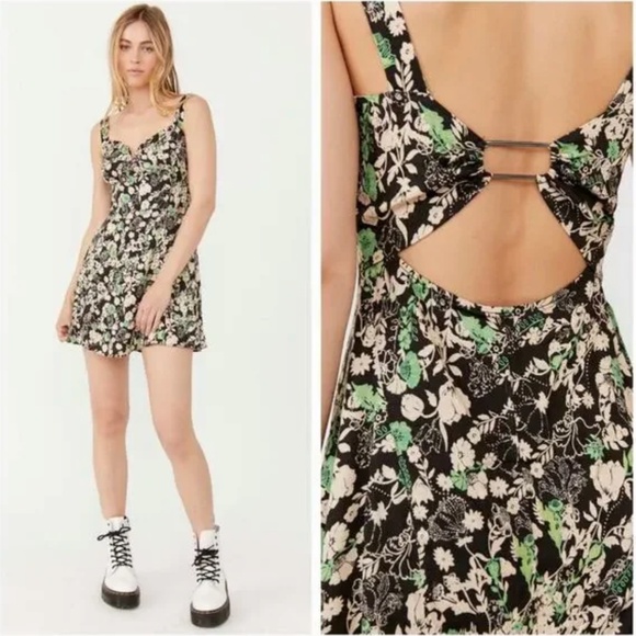 NWT - Free People Peach Celia Mini Dress XS - Picture 12 of 13